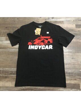 Indianapolis Speedway Mens Medium Indy Car Double Sided T Shirt New with Tags